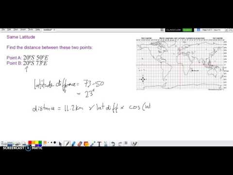 Finding distance with latitude and longitude