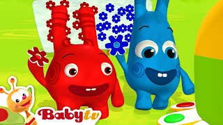 creating a flower garden with stamps fun with friends babytv