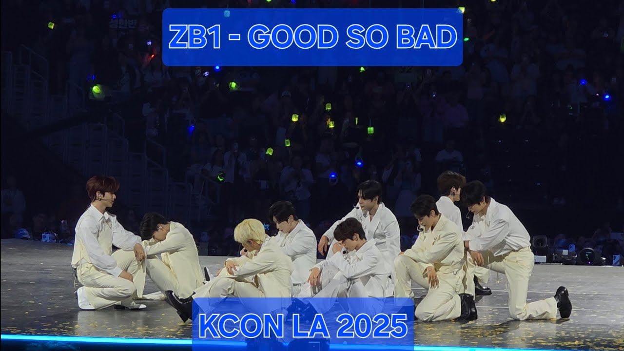 [4k] Zerobaseone -Good So Bad (KCON LA fancam) 250801