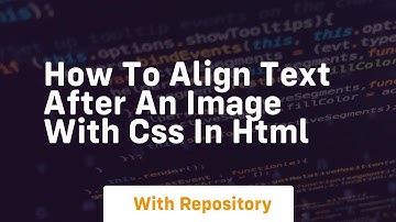 How to align text after an image with css in html