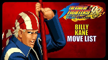 KOF ’98 UM FE | Billy Kane - Move List