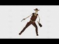 Funny Skeleton - Drunk Cowboy - Dancing Loop - I