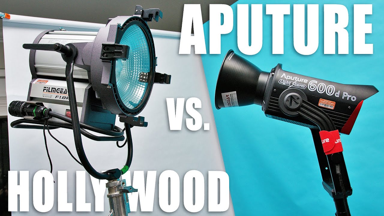 $10,000 HOLLYWOOD CINEMA LIGHT vs. Aputure 600D! - YouTube