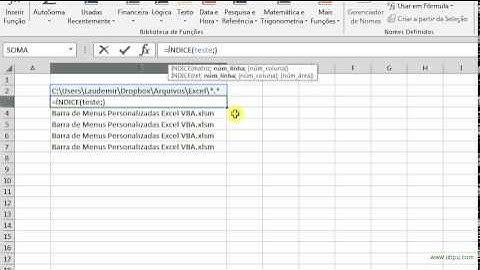 Listar Arquivos de um Diretório no Excel