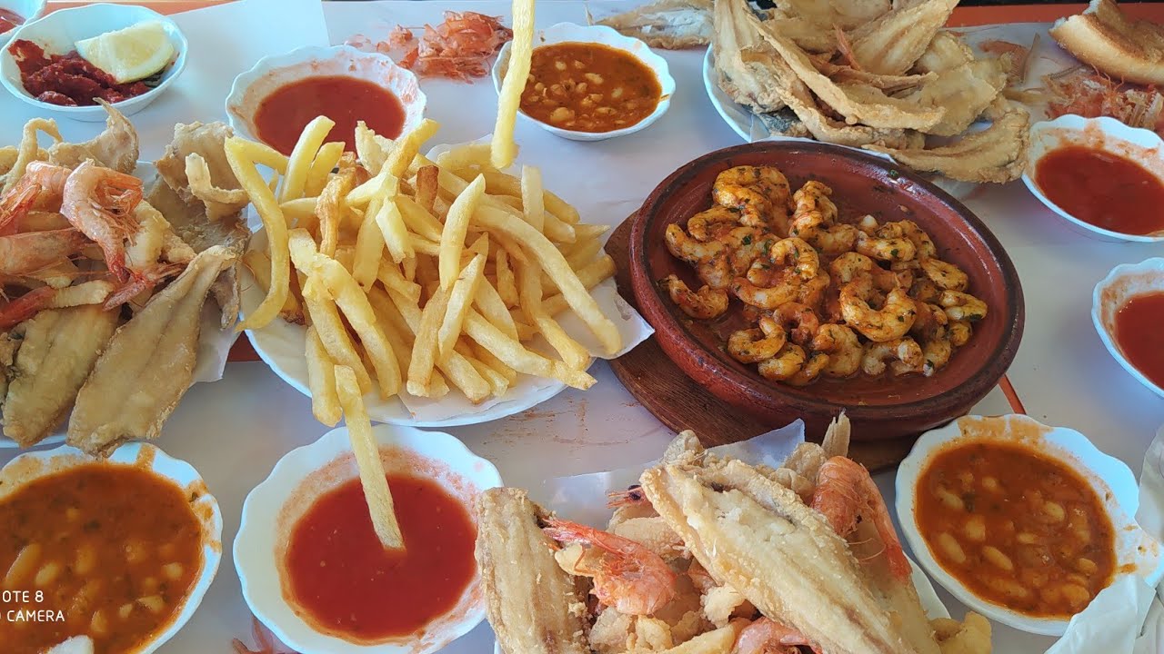 أحسن مطعم شعبي لأكل السمك🍤 سيدي موسى سلا🥰