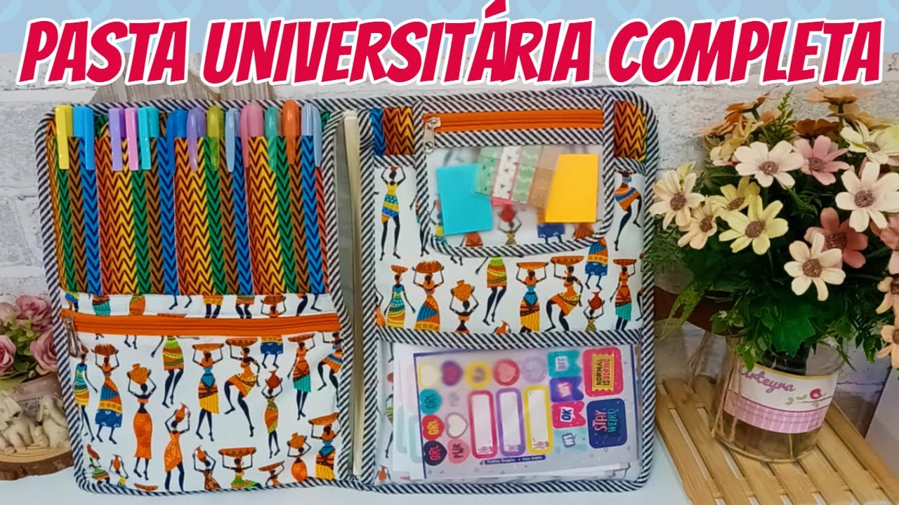 Como Fazer Pasta Universitária Completa - Volta às Aulas 2022 - Dia dos Professores