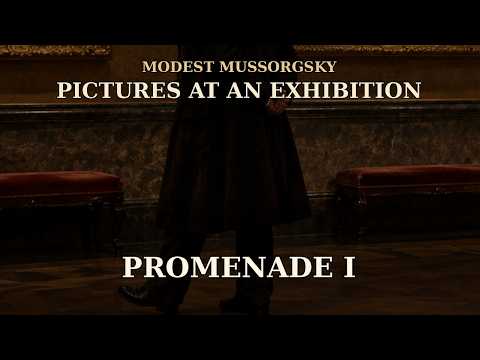 Miniatura di Modest Mussorgsky — Promenade | Pictures at an Exhibition | 4K Art Film