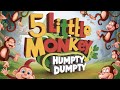 5 little monkey humpty dumpty tiktok disco remix  dj rowel