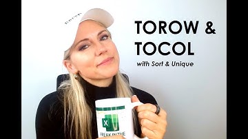 ToCol and ToRow Excel Functions