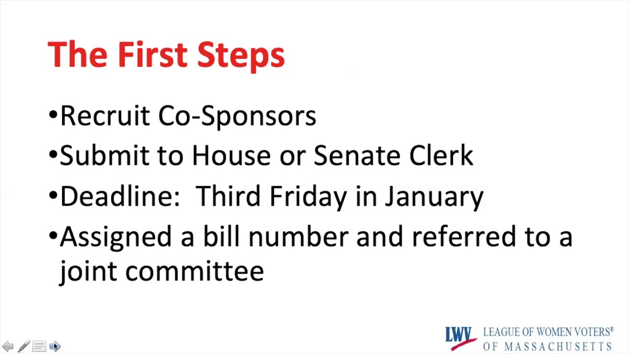 The Massachusetts Legislature  Who, What, Where, When, Why, How