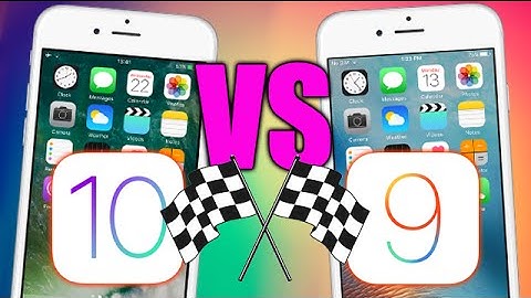 iOS 10 vs iOS 9 - Speed Test