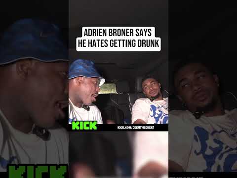 Adrien Broner Says He Hates Drinking