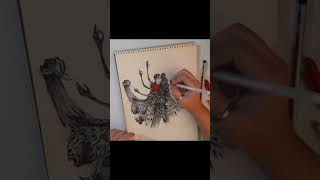 Drawing Dr.Strange  Multiverse Of Madness version on timelapse #shorts