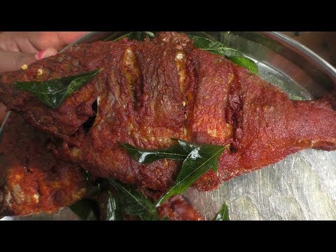 full-meen-fry-recipe-in-tamil-/-jalebi-meen-fry-/-home-cooking-meen-varuval-/-amma-samayal