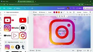 HOW TO MAKE LOGO DESIGN IN CANVA | CANVA ART FOR BEGINNERS screenshot 5