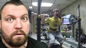 SQUAT TIL YOU DROP | Hilarische sportschoolfails met Eddie Hall