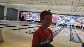 Bowling with all 8 kids by myself