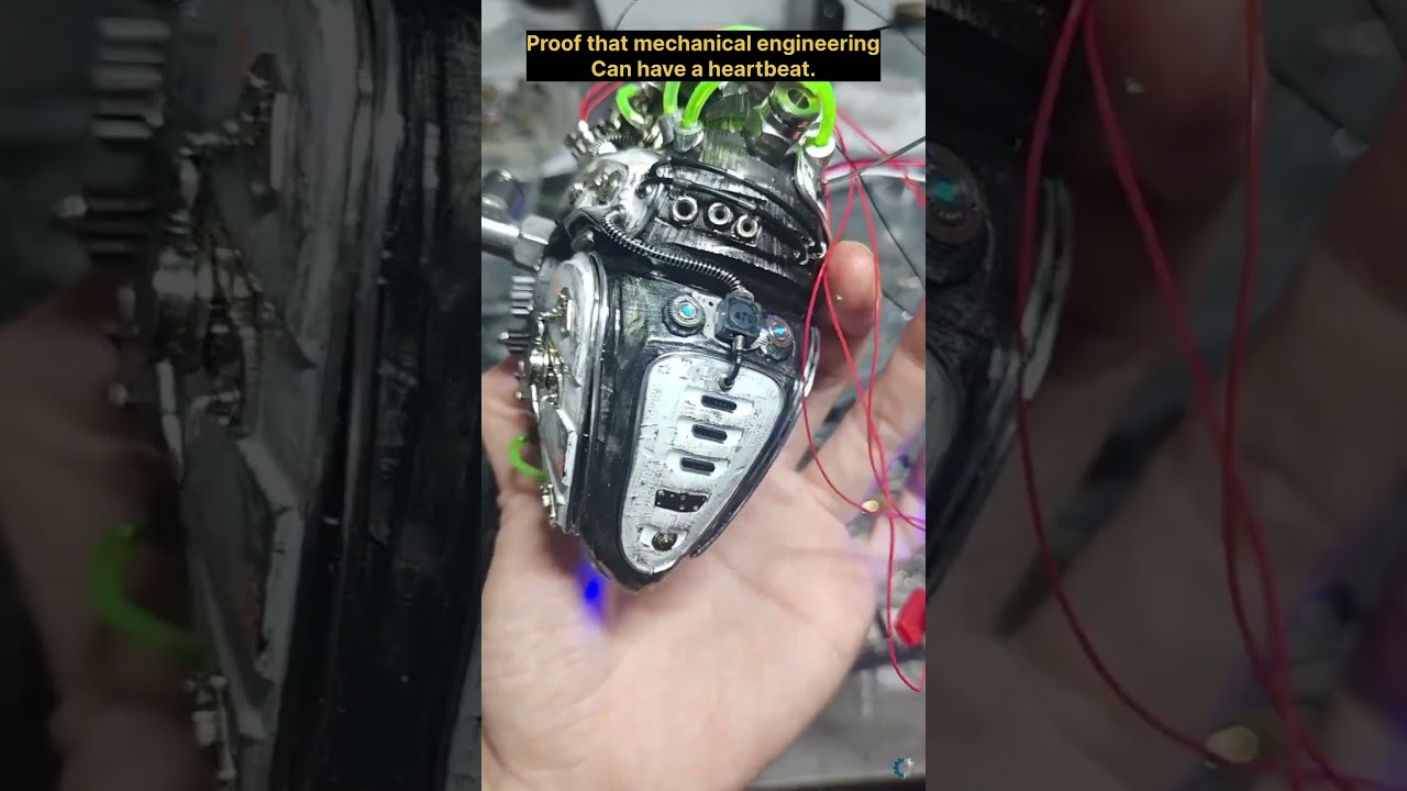 Proof That Mechanical Engineering Can Have a Heartbeat! 💓⚙️ #shorts