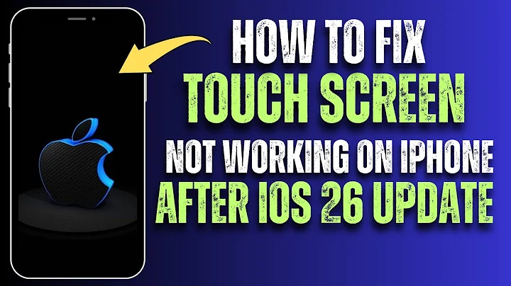 iPhone Touch Screen Not Working After iOS 26 Update | Fixed