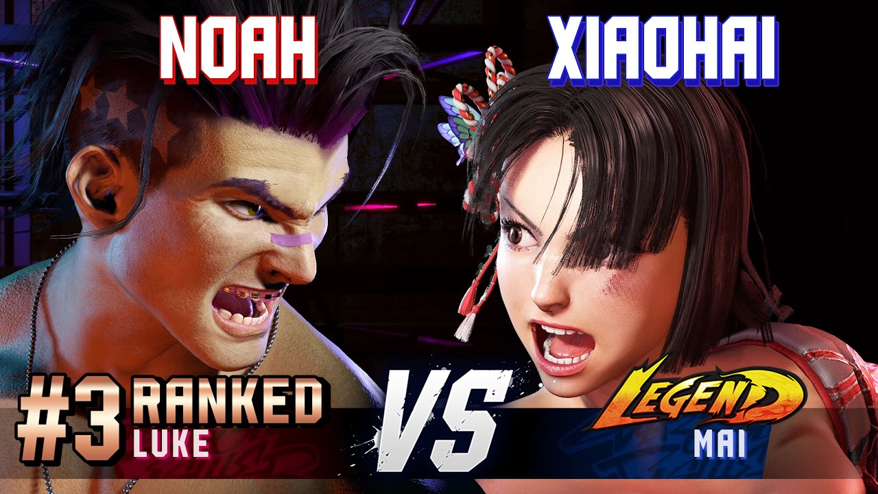 SF6 ▰ NOAHTHEPRODIGY (#3 Ranked Luke) vs XIAOHAI (Mai) ▰ High Level Gameplay
