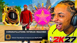 FIRST DRIBBLE GOD TO HIT VETERAN ON NBA 2K27! FIRST GAME AS A LEGEND ON 2K27! BEST BUILD 2K27!