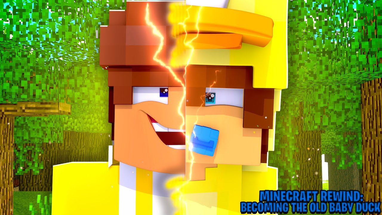 Minecraft Rewind - BECOMING THE OLD BABY DUCK!!
