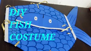 DIY FANCY  DRESS COMPETITION#FISH COSTUME#SEA/OCEAN CREATURE COSTUME#SCHOOL PROJECT#PAPER CRAFT