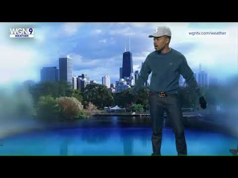 Chance the Rapper tries his hand as a WGN weatherman