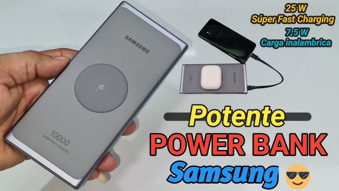 Samsung Batería Externa 20000mAh PD 25W Power Bank 20000 USB C