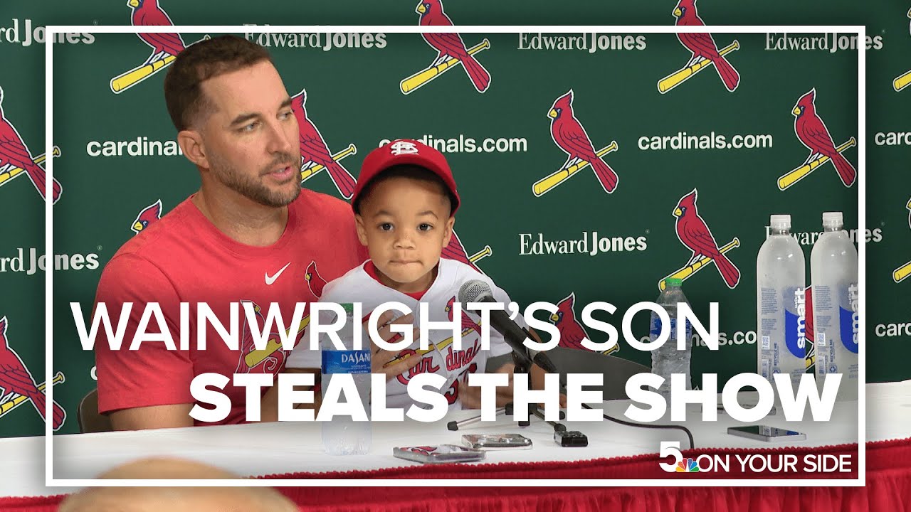 Adam Wainwright's son steals the show in postgame interview YouTube