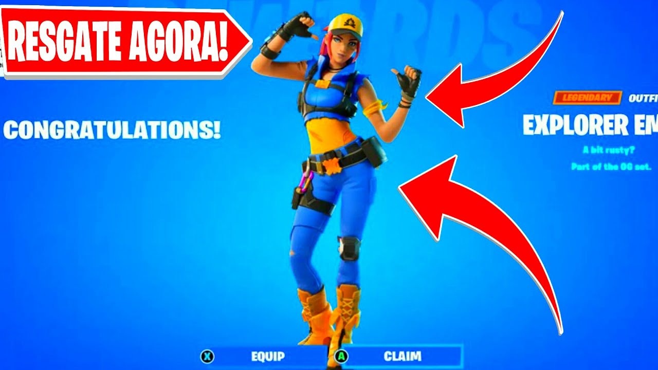 Como pegar a skin do Lego no Fortnite! Duas novas skins grátis