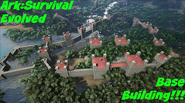 BUILDING STARTER BASE!!! Ark Survival Evolved Modded Ep1