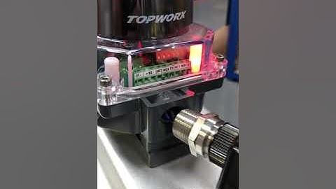Emerson TopWorx TVF LED Switch Box Testing