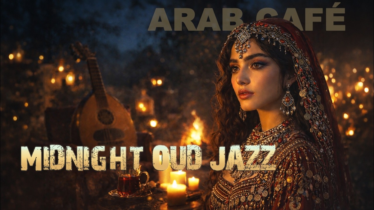 جاز العود بعد منتصف الليل | Midnight Oud Jazz 🎷🪔 — سهرات راقية ودخان هادئ (Arab Café) ☕🌙