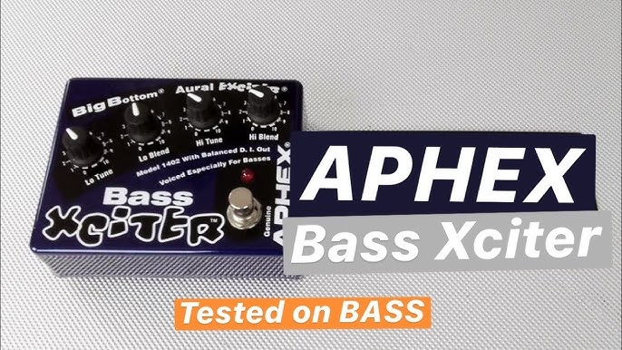 BBE Sonic Stomp vs Aphex Bass Xciter - YouTube