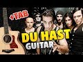 RAMMSTEIN – DU HAST (fingerstyle guitar cover, guitar tabs)