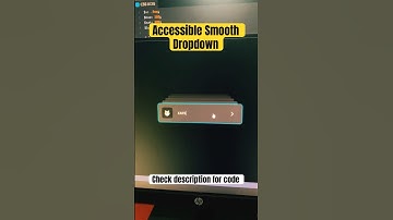 Accessible Smooth Dropdown #html #htmlcss #shorts