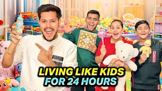 Download Lagu ২৪ ঘন্টার জন্য বাচ্চাদের মতো থাকার প্রতিযোগিতা | Living Like Kids For 24 Hours Challenge | Rakib MP3