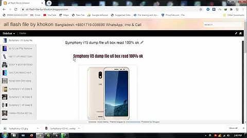 SYMPHONY i15 DEAD BOOT HANGLOGO UFI OK DUMP FILE