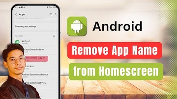 How to Remove App Name from Home Screen !