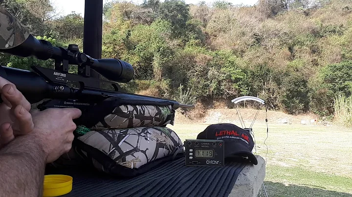 Airforce Texan 357/9mm, 2018 Super Valve 4500 psi from African Air Ordnance/Lethal Air  98 grain