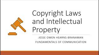 Media Ethics Lecture Part 5: Copyright Laws and Intellectual Property