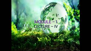 Environmental Engineering I-module 1-lecture 4