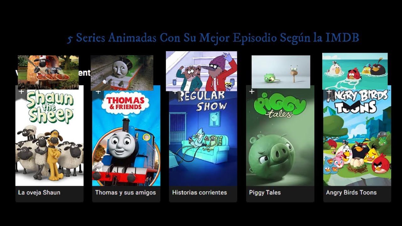 5 Series Animadas Con Su Mejor Episodio Según la Imdb - YouTube