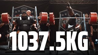Ray Williams | 1037.5kg Total 120+kg Class | Powerlifting America Nationals