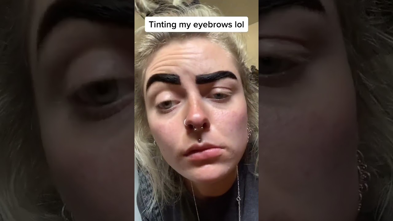 DIY Eyebrow Tinting Gone Hilariously Wrong