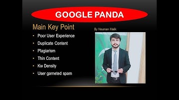 Google panda | Rules of Google algorithm |