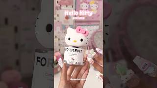 Trying VIRAL Hello Kitty Perfume 🎀 #shorts #hellokitty #pink #perfume #aesthetic #wonyoungism