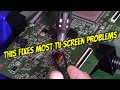 Led lcd tv repair guide to fix most samsung picture screen problems