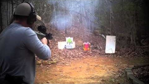 Bobo loses his mind with Zombie Exploding Target